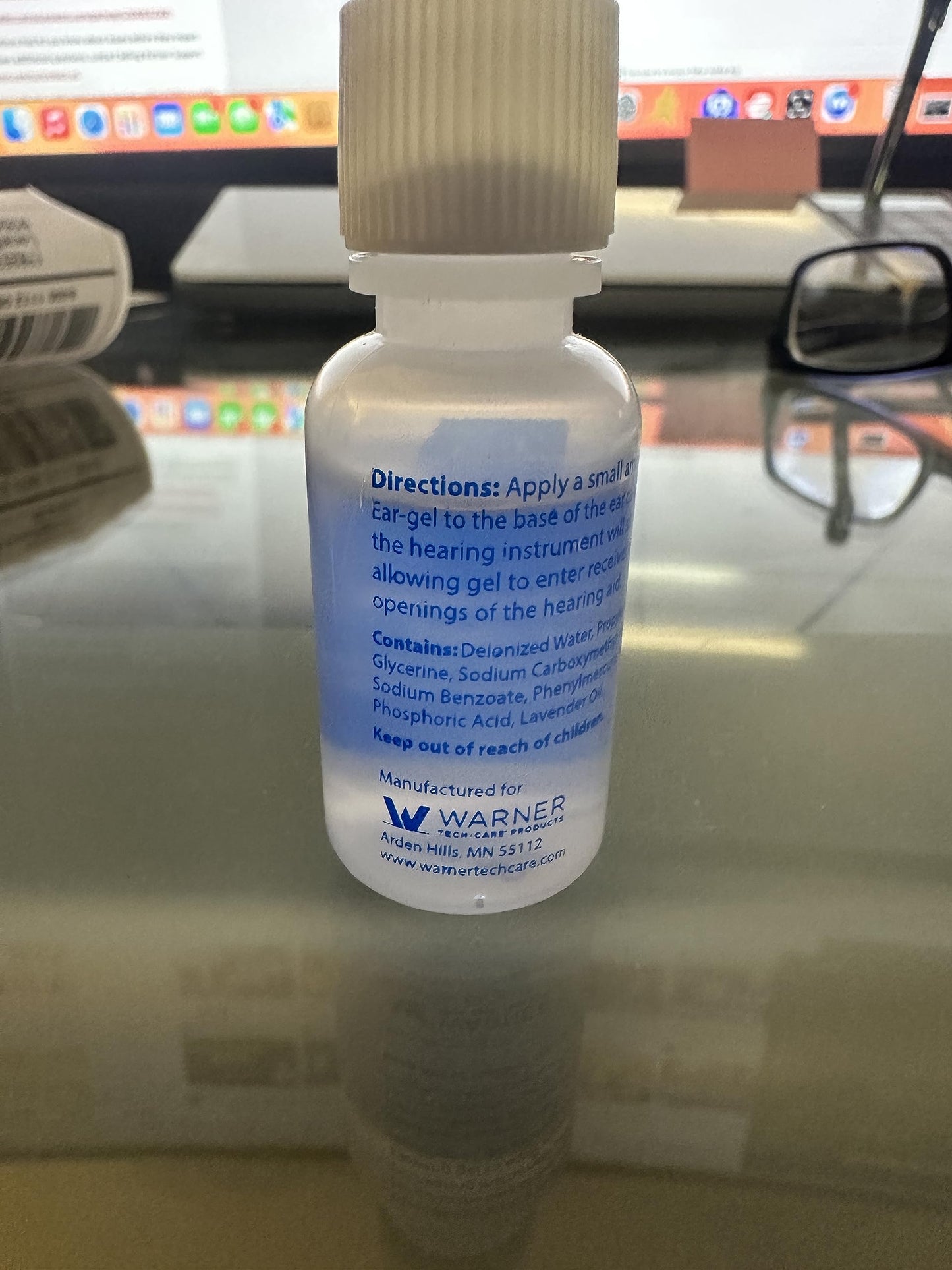 Tech-Care Ear-gel - 1/2 Ounce Bottle by Warner Tech-care