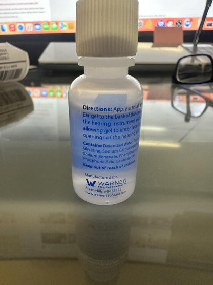 Tech-Care Ear-gel - 1/2 Ounce Bottle by Warner Tech-care