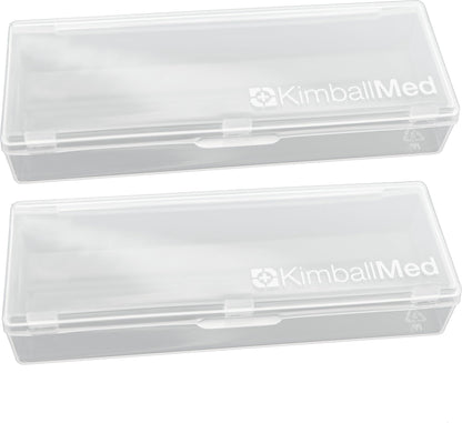 Kimball Med Blade Holder Case for 10R and 14 Dermaplaning Blades (Empty case) (2-pack)