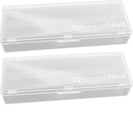 Kimball Med Blade Holder Case for 10R and 14 Dermaplaning Blades (Empty case) (2-pack)