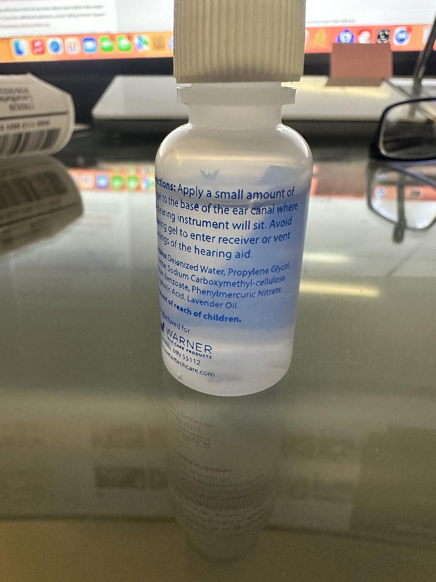 Tech-Care Ear-gel - 1/2 Ounce Bottle by Warner Tech-care