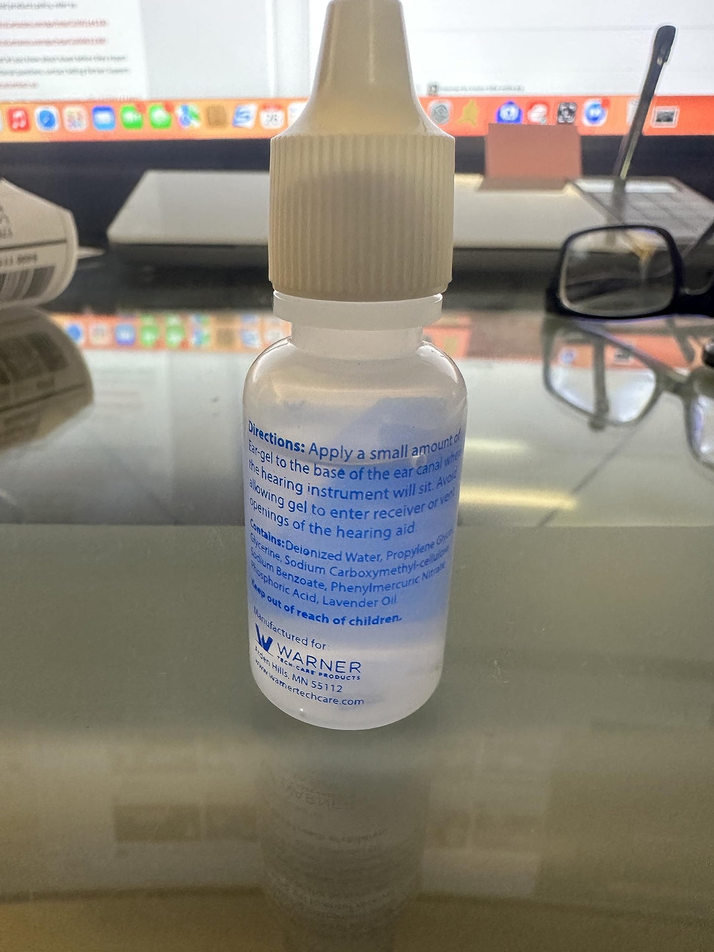 Tech-Care Ear-gel - 1/2 Ounce Bottle by Warner Tech-care