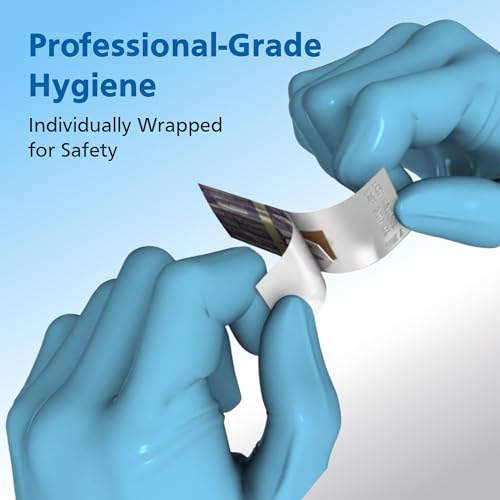 Swann Morton Surgical Scalpel Blade #10 - Sterile Dermaplane Blade for Face, Dermaplaning for Women & Men, Stainless Steel, Beauty Tools for Estheticians - Individually Wrapped, Box of 100
