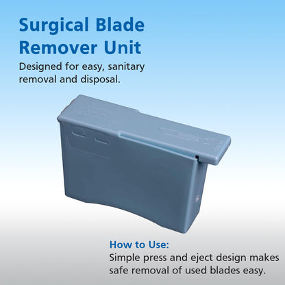 Swann Morton Surgical Blade Remover Unit - Scalpel Blade Removal Tool, Holds Up to 100 for Disposal
